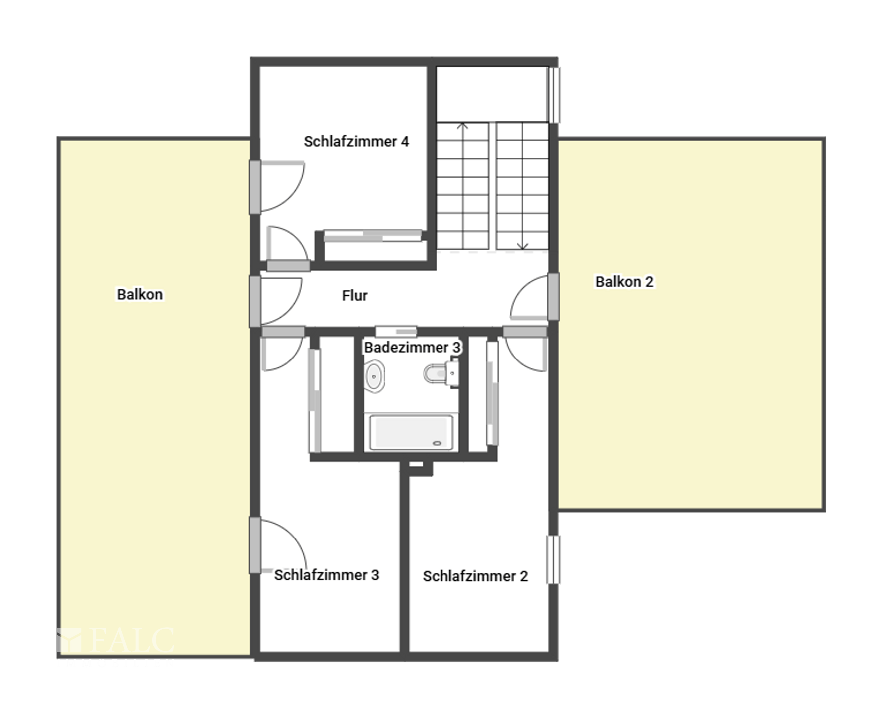 Grundriss 1. Etage
